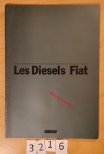 FIAT DIESEL 131 2500 L/ SUPER/ PANORAMA/ 132 Prospectus 20 pages Fr 9/1980