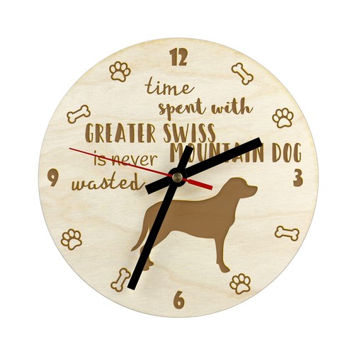 Grand bouvier suisse - , horloge