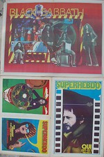 SUPERHEBDO N°43 poster psychédélique BLACK SABBATH POLNAREFF BRIALY JEAN FERRAT 