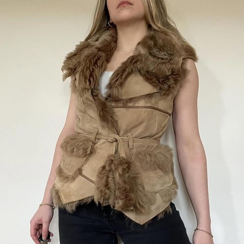 Vintage 00s tan brown - , genuine