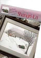 point de croix livret D Morgan neige voiture maison