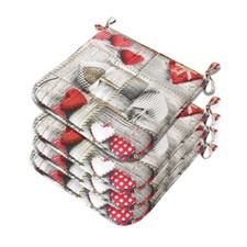 Set 4 Oreillers Chaise Coton