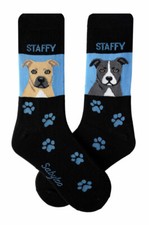Chaussettes Staffordshire Bull Terrier Unisex Bleues