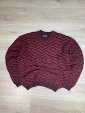 Pull maille vintage motifs