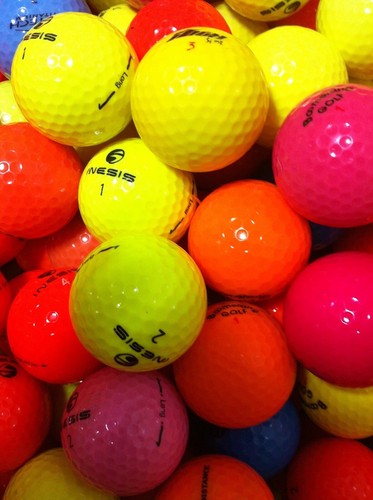Balles golf couleurs - golf,