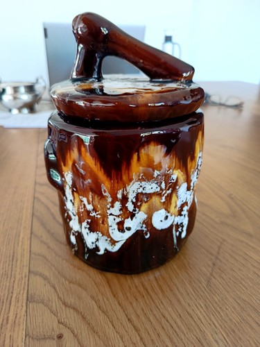 Vallauris pot couvert vintage - vallauris:,