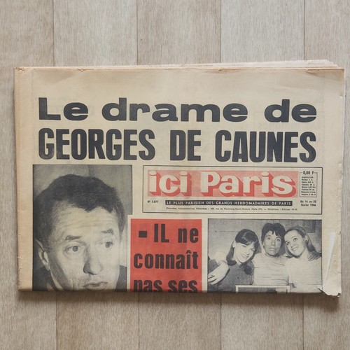 Ici paris 1077 1966 georges - paris,