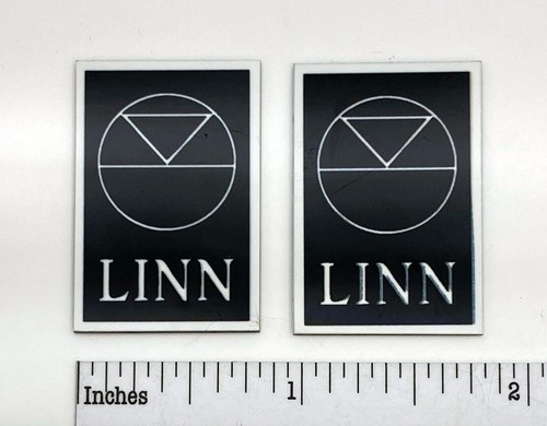 Linn speaker badge with - linn, border