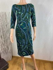 Robe verte midi vintage 70's Gwenn Dress Teardrop Olive Green de King Louie - 34