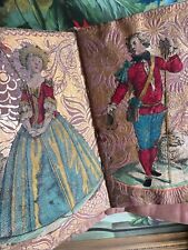 Carnet de Bal XVIII Eme Velin & Dorure Miroir & Chromo Objet de Charme 18 th