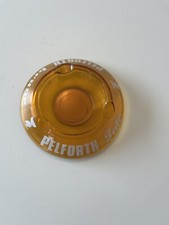 Cendrier Ashtray Pelforth ancien et vintage couleur ambre marron