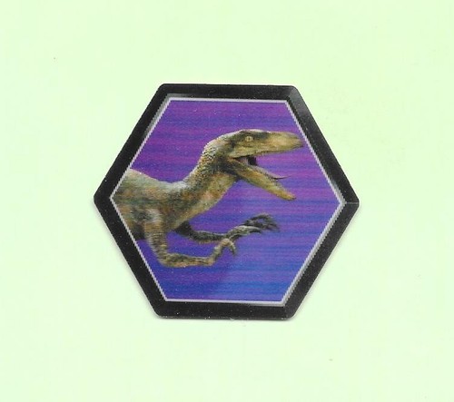 Carte lenticulaire jurassic - carte,