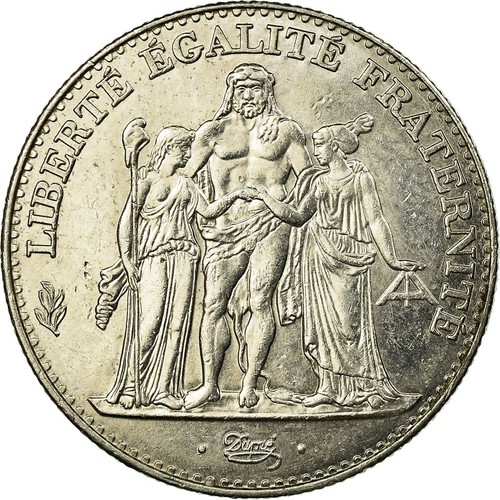 Monnaie france hercule 5 - france,, hercule,