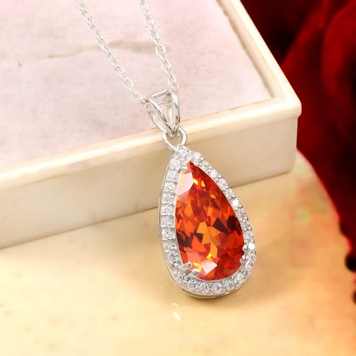Pendentif aaa saphir orange - aaa, de