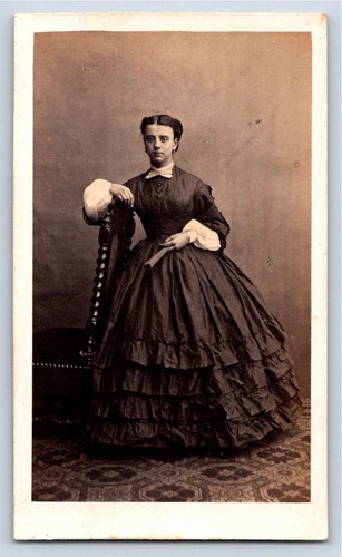 Cdv 1865 jeune fille - 1865,