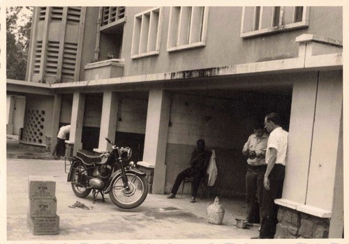 Ancienne photographie moto - photographie,