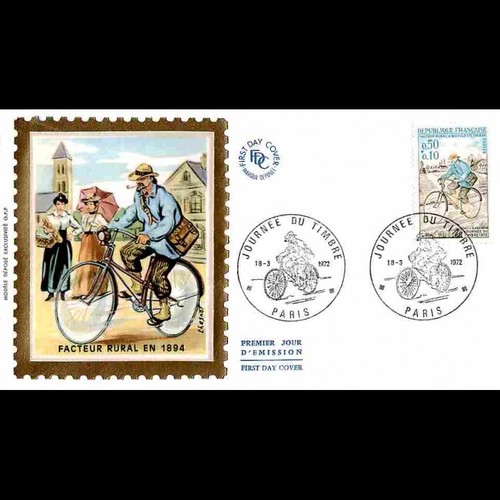 Fdc soie journée - journée, nationale