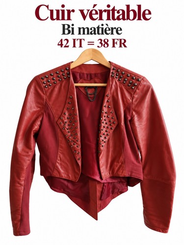 Please veste femme - , cuir