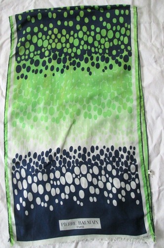 Echarpe foulard soie vintage - echarpe,