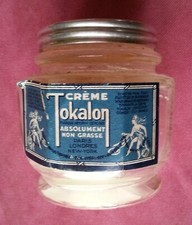 Pot en verre moulé Creme