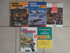 Lot manuels scolaires seconde terminale BTS COMPLETS ET PAS CHERS