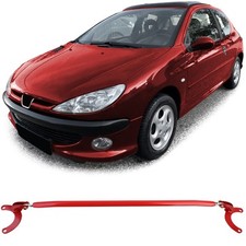 Aluminium Antirapprochement Réglable Rouge pour Avant Peugeot 206 +cc Sw 98-08