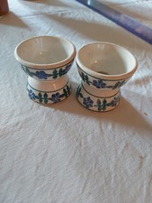 Paire Coquetiers Digoin? Terre De Fer?