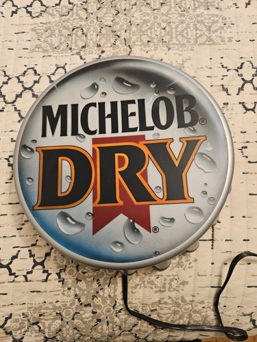 Michelob dry round bottle - dry, cap