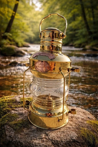 Lampe pétrole mineure en - mineure,