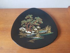 Assiette Noire  Faïence de