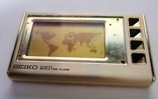 Seiko alarm world time lcd vintage 