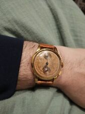 Chronographe Venus Art Déco Plaque Or Rose Fonctionne