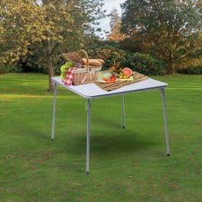 Table Pliante Carrée Grise