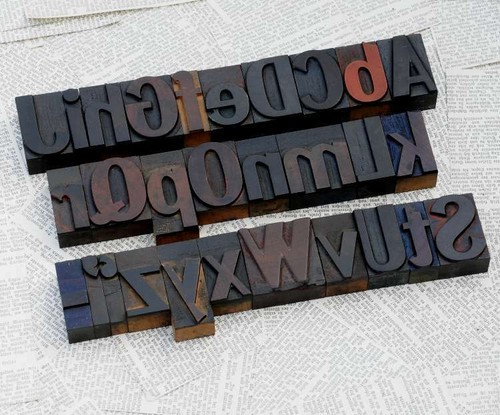 Alphabet mixte caracteres - a-z,