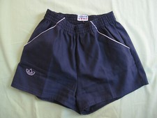 Short Adidas Vintage Bleu Marine 20 % coton Ventex Homme 80'S Retro - 80 / S