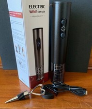 Tire-Bouchon Electrique Rechargeable Coupe Capsule Cadeaux Amateurs Vin