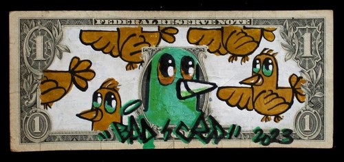 Street art urban dollar - art-urban, art-dollar