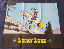 POSTER LUCKY LUKE JOLLY JUMPER - HACHETTE EDITION - 56,5 X 65,5 - BD ALBUM