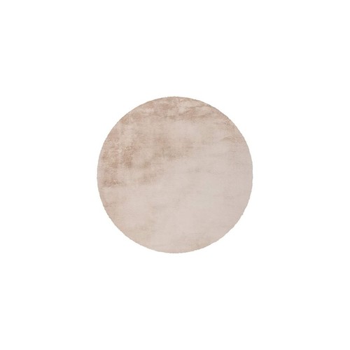 Tapis rond poils longs - à,