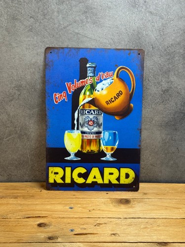 Plaque métal ricard 687 - ricard,