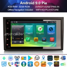 4+32GB Android 9 DAB+Autoradio GPS TNT BT for Audi A4 B7 S4 RS4 RNS-E Seat Exeo