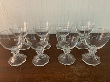 8 verres à vin rouge en cristal d'arc ? (prix du lot)