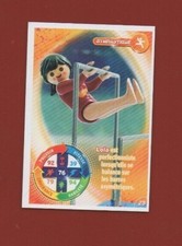 Carte Quiz Playmobil Carrefour n° 25 - La gymnastique   .....   (B1410)