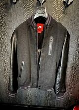 Nike« Size: S »Jacket"Cow Leather Arms & Wool"Varsity Destroyer University Teddy