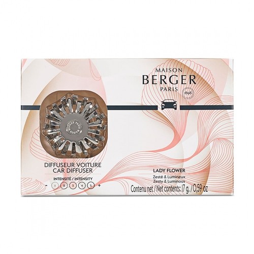 Diffuseur auto chromé lady - auto,