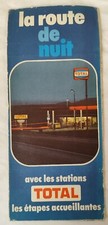 Carte Routière La Route De Nuit Total 1977
