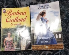 2 Livres   Un marquis en exil / En cachette Barbara Cartland 