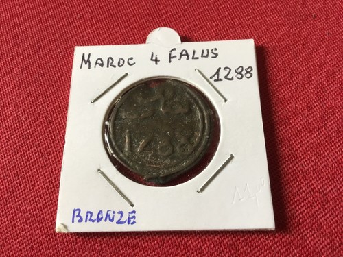 Maroc pièce 4falus - maroc, 1288