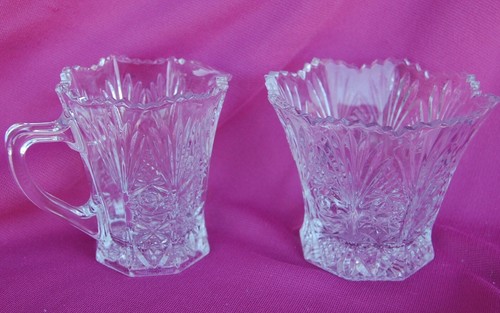Vtg cream sugar - 3.5", &