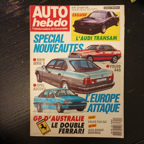 Auto hebdo 600 gp - f1,